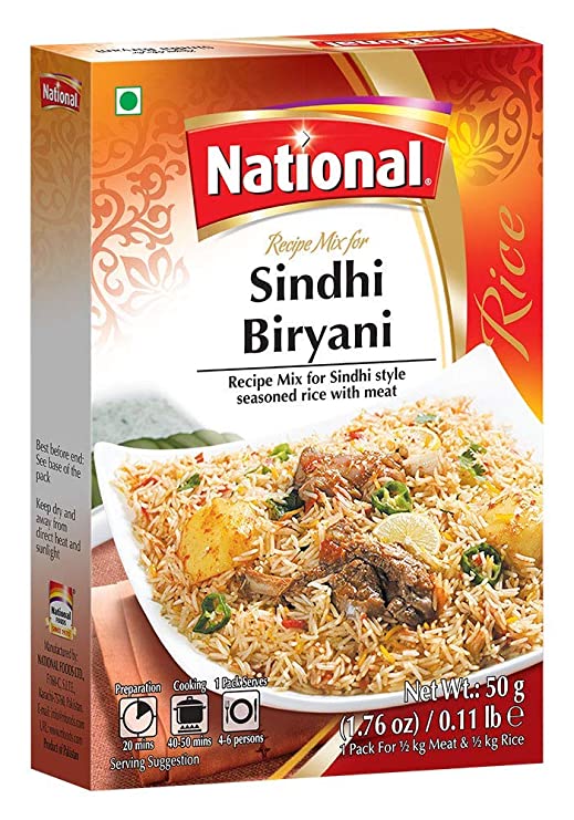 National- Sindhi Biryani Mix 50g
